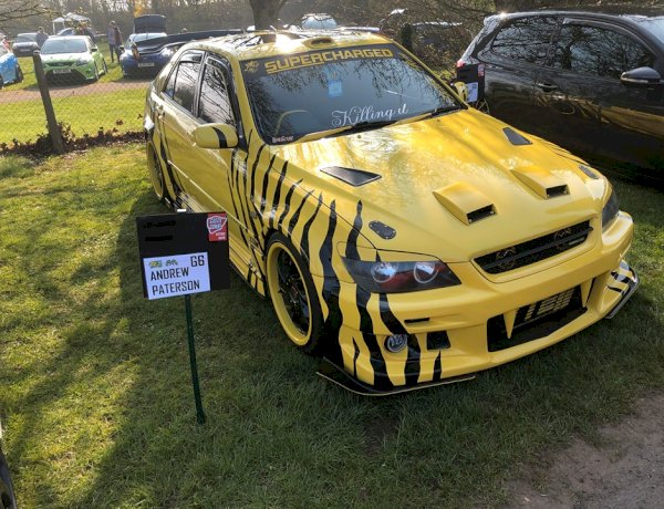 Andrew's Lexus yellow rose IS200