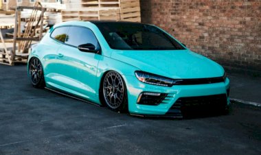 Laura Marie - Bagged mk3 Scirocco