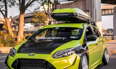 Michael - Bagged 2013 Ford Focus ST.