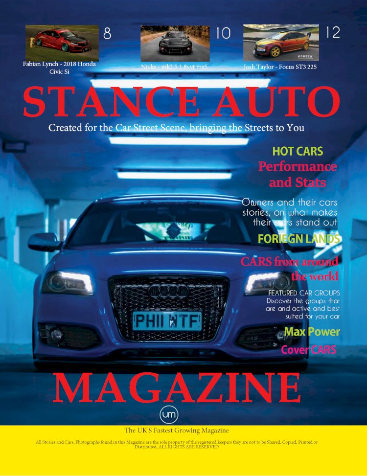 Stance Auto Magazines  Printed Magazine