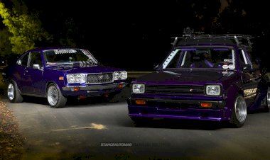 Father & Son Builds - 1973 Mazda RX3 - 1981 Toyota Starlet
