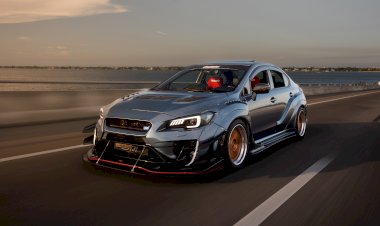 Air Ride Subaru STI With A Varis Widebody Kit