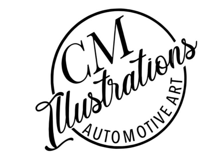 CM Illustrations & Media Memories - Digital Automotive & Pet Portraiture Artist