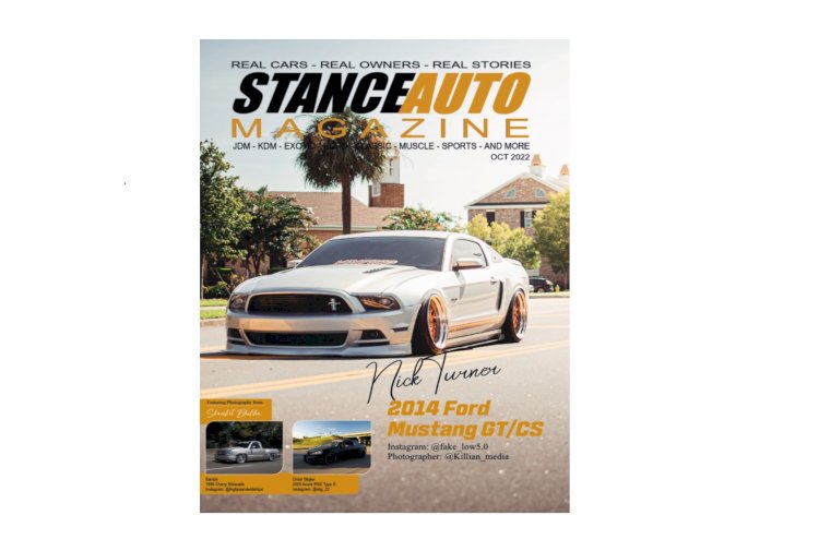 Stance Auto Printed Magazine October 2022