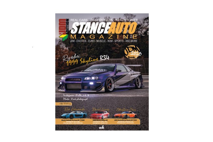 Stance Auto Printed Magazine JDM 2023 Book 1 Stance Auto Magazine