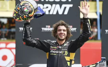MotoGP Dutch GP: Bezzecchi defeats Bagnaia in Assen sprint, Quartararo third