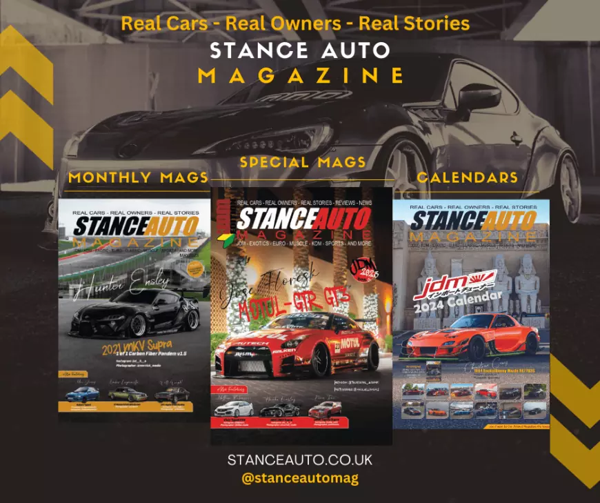 Advert for stance auto magazines other printed editions available on Amazon