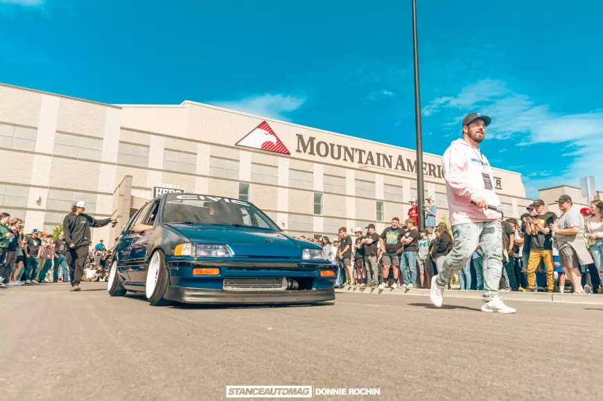 People filming cats at Import Domestic Throwdown Car Show shot by Stance Auto Magazine