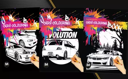 Stance Auto Magazine Coloring Books