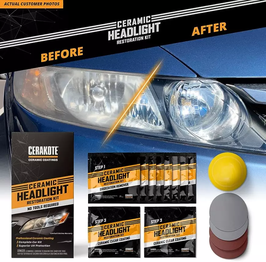 Cerakote Ceramic Headlight Restoration Kit Full Tutorial & Review