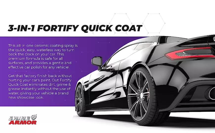 SHINE ARMOR Fortify Quick Coat Ceramic Coating Car Wax