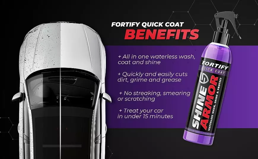 Benefits of SHINE ARMOR Fortify Quick Coat Ceramic Coating Car Wax
