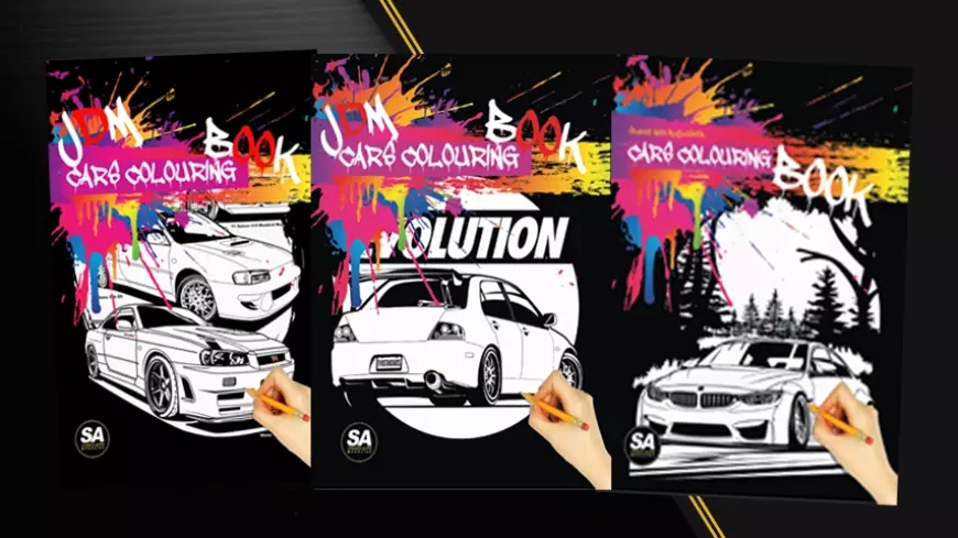 Stance Auto Magazine Coloring Books