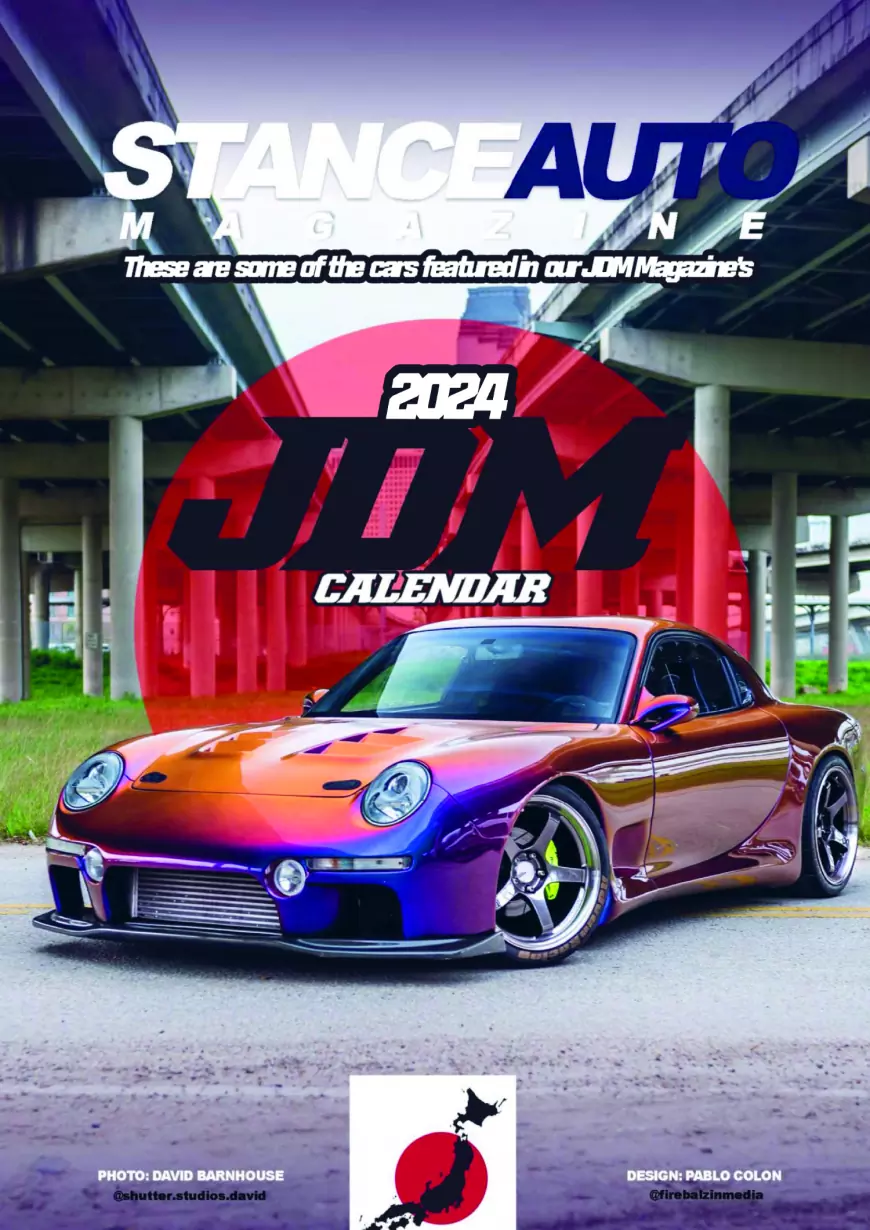 JDM calendar cover
