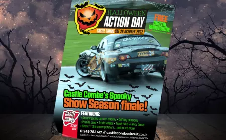 Castle Combe Circuit Revs Up for a Spine-Chilling Halloween Action Day Spectacle