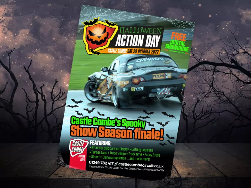 Castle Combe Circuit Revs Up for a Spine-Chilling Halloween Action Day Spectacle