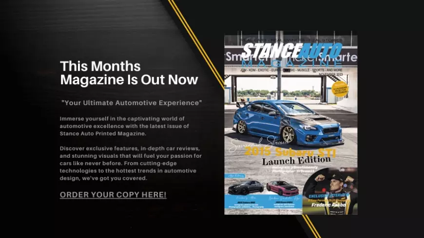 Stance Auto Printed Magazine November 2023