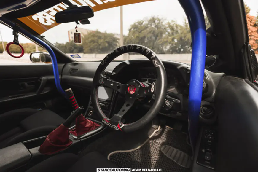 Interior of a 1991 Nissan Skyline GT-R32