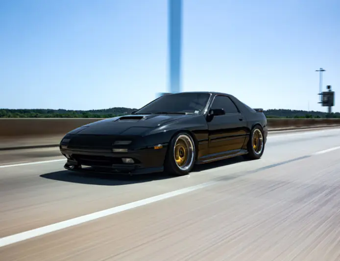 A Unique JDM-Styled LS1-Swapped Mazda RX7 with Nitrous