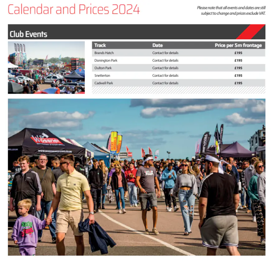 tunerfest trade stand prices