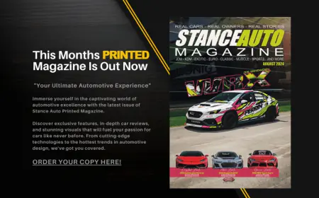 Stance Auto Printed Car Magazine August 2024