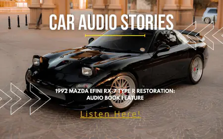 1992 Mazda Efini RX-7 Type R Restoration: Audio Book Feature