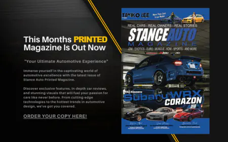 Stance Auto's Monthly Car Magazine: January 2025 Edition