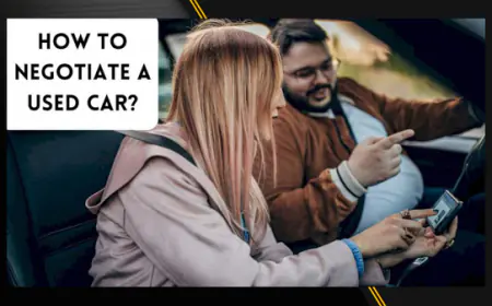 How to negotiate a used car?