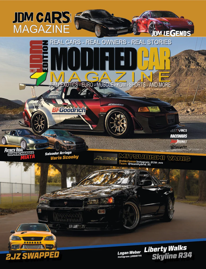 Modified Car Magazine  JDM cover