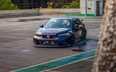 Honda Civic FL5 Type R with Custom Air Suspension