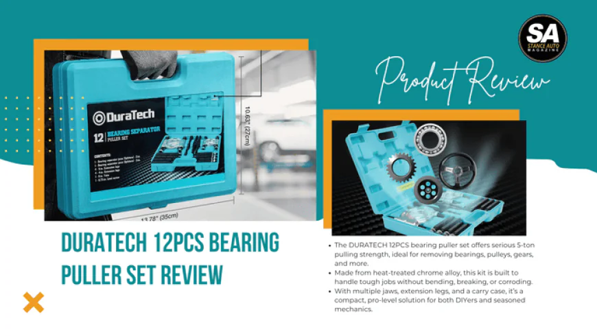DURATECH 12PCS Bearing Puller Set 5-ton Capacity : Review