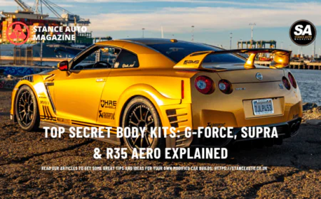Top Secret Body Kits: G‑Force, Supra & R35 Aero Explained
