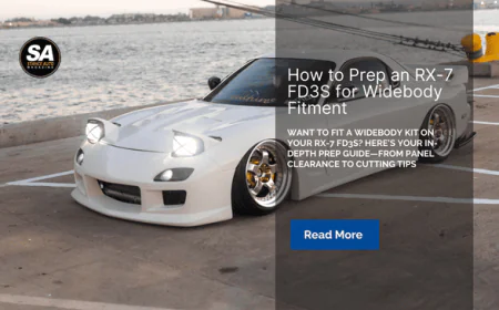 How to Prep an RX-7 FD3S for Widebody Fitment