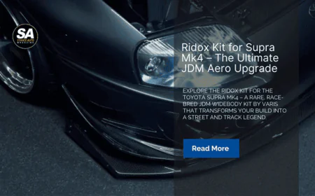 Ridox Kit for Supra Mk4 – The Ultimate JDM Aero Upgrade