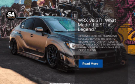 WRX vs STI: What Made the STI a Legend?