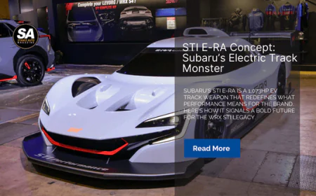 STI E-RA Concept: Subaru’s Electric Track Monster