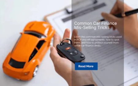 Common Car Finance Mis-Selling Tricks