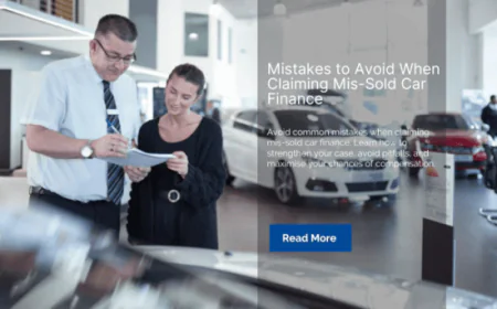 Mistakes to Avoid When Claiming Mis-Sold Car Finance