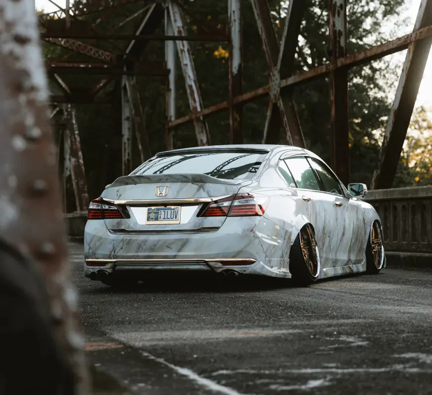 Slammed honda vip build