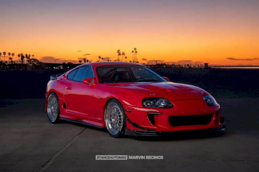 Supra mk4 with carbon fibre parts