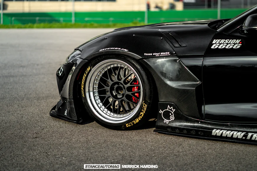 Carbon Firbre parts on a supra gr
