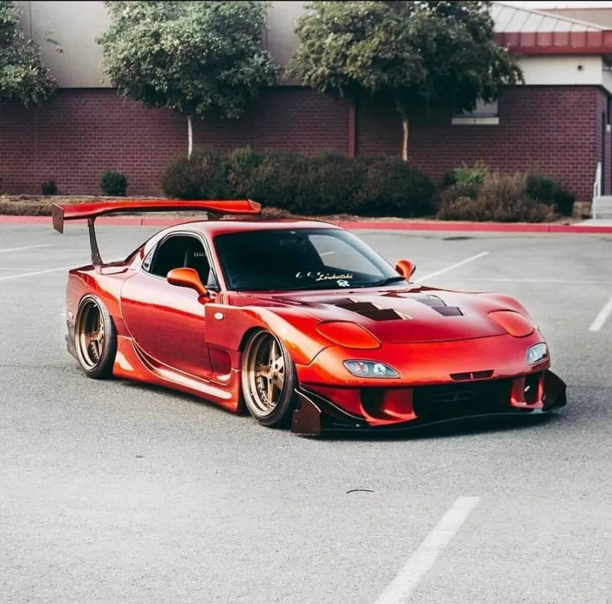 Highly modified mazda rx7