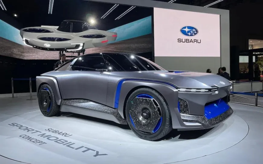 an Electric Subaru WRX concept car