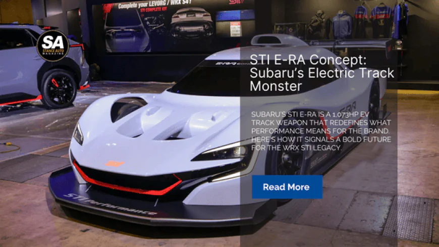STI E-RA Concept: Subaru’s Electric Track Monster