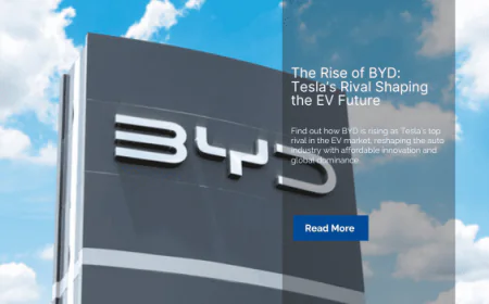 The Rise of BYD: Tesla’s Rival Shaping the EV Future