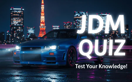 Ultimate JDM Quiz: Test Your Knowledge of Japanese Car Culture