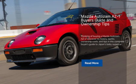Mazda Autozam AZ-1 Buyers Guide and Ownership Tips
