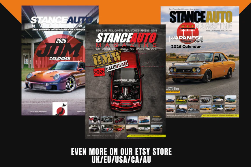 UK/EU2026 car calendars from stance auto magazine