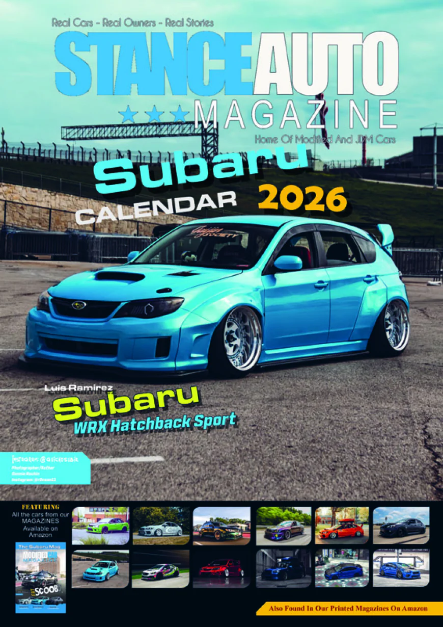 Stance Auto Magazine 2026 Car Calendars: For JDM & Modified Car Fans