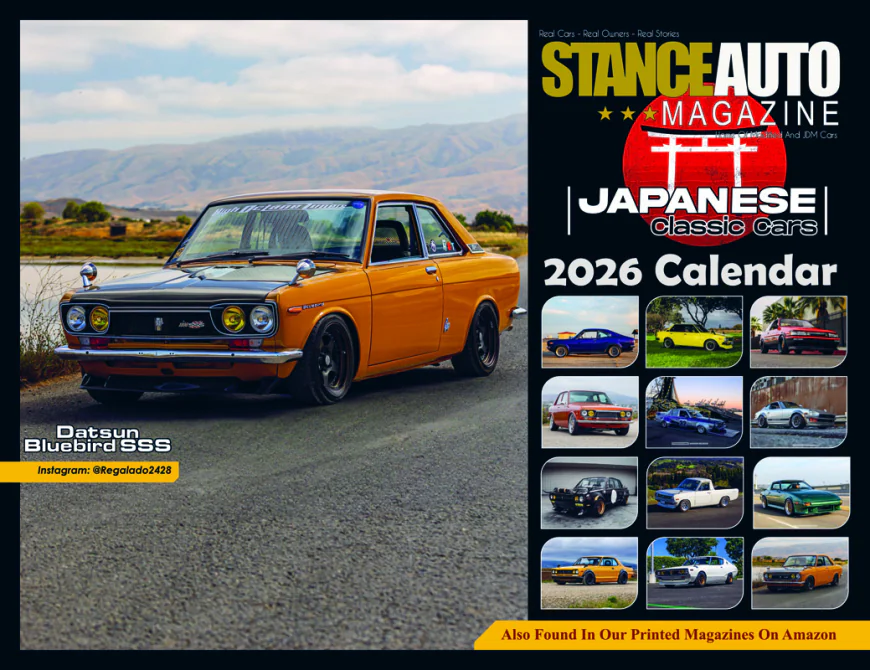 Stance Auto Magazine 2026 Car Calendars: For JDM & Modified Car Fans
